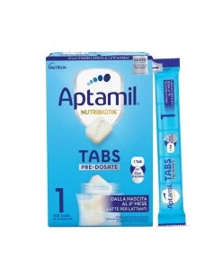 Nutribiotik Tabs 1 Pre-dosate - Latte Per Lattanti In Tabs 0-6 Mesi - 21 Bustine (105 Tabs) - Aptamil