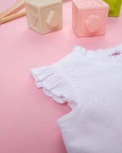 Abito Bimba Sangallo Bianco -Negozio Di Prodotti Per Bambini 052e968f xz 1289017 3