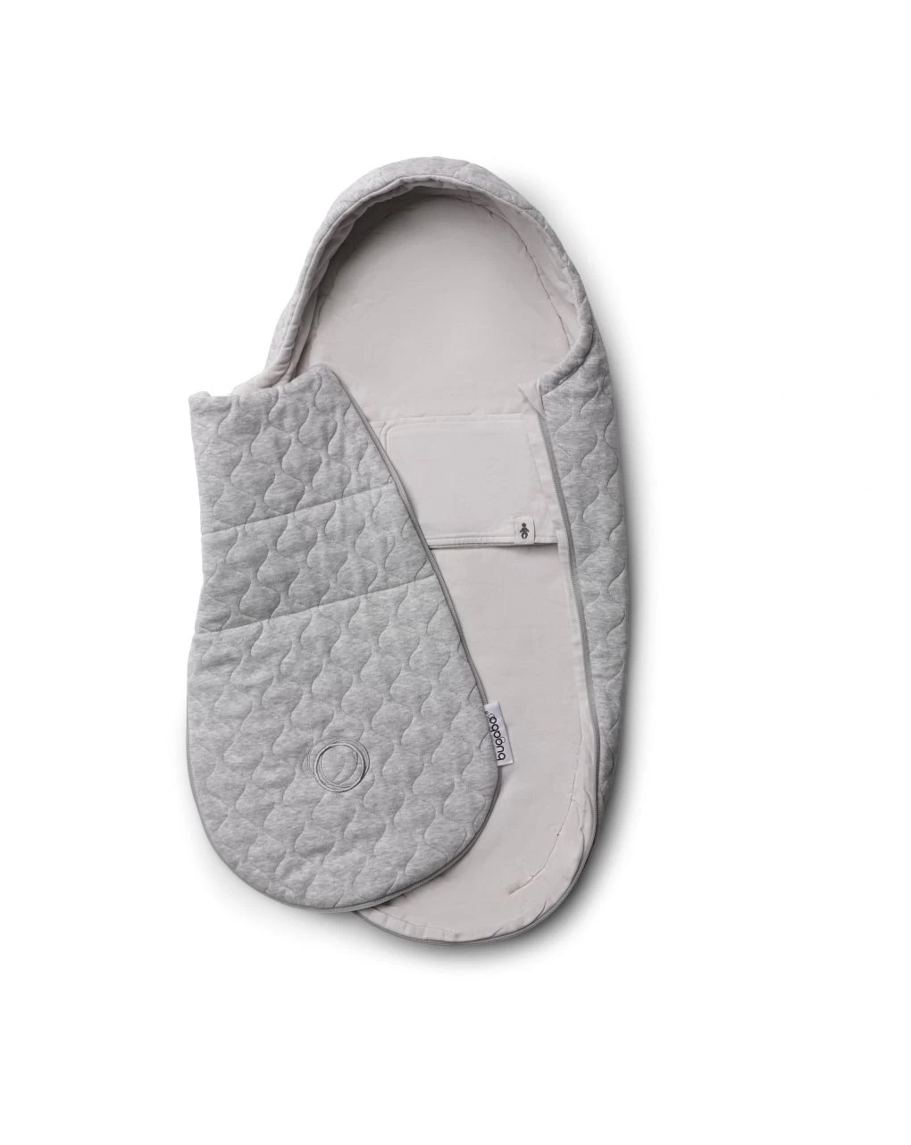 Bugaboo Sacco Navicella Grigio Melange Chiaro 4 Bugaboo Sacco Navicella Grigio Melange Chiaro - immagine 4