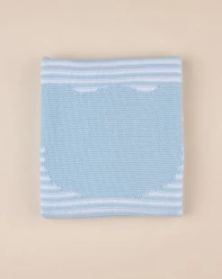 Coperta Estiva Culla/carrozzina Tricot Orsetto Azzurro -Negozio Di Prodotti Per Bambini 09829e5f xz 1265837 2