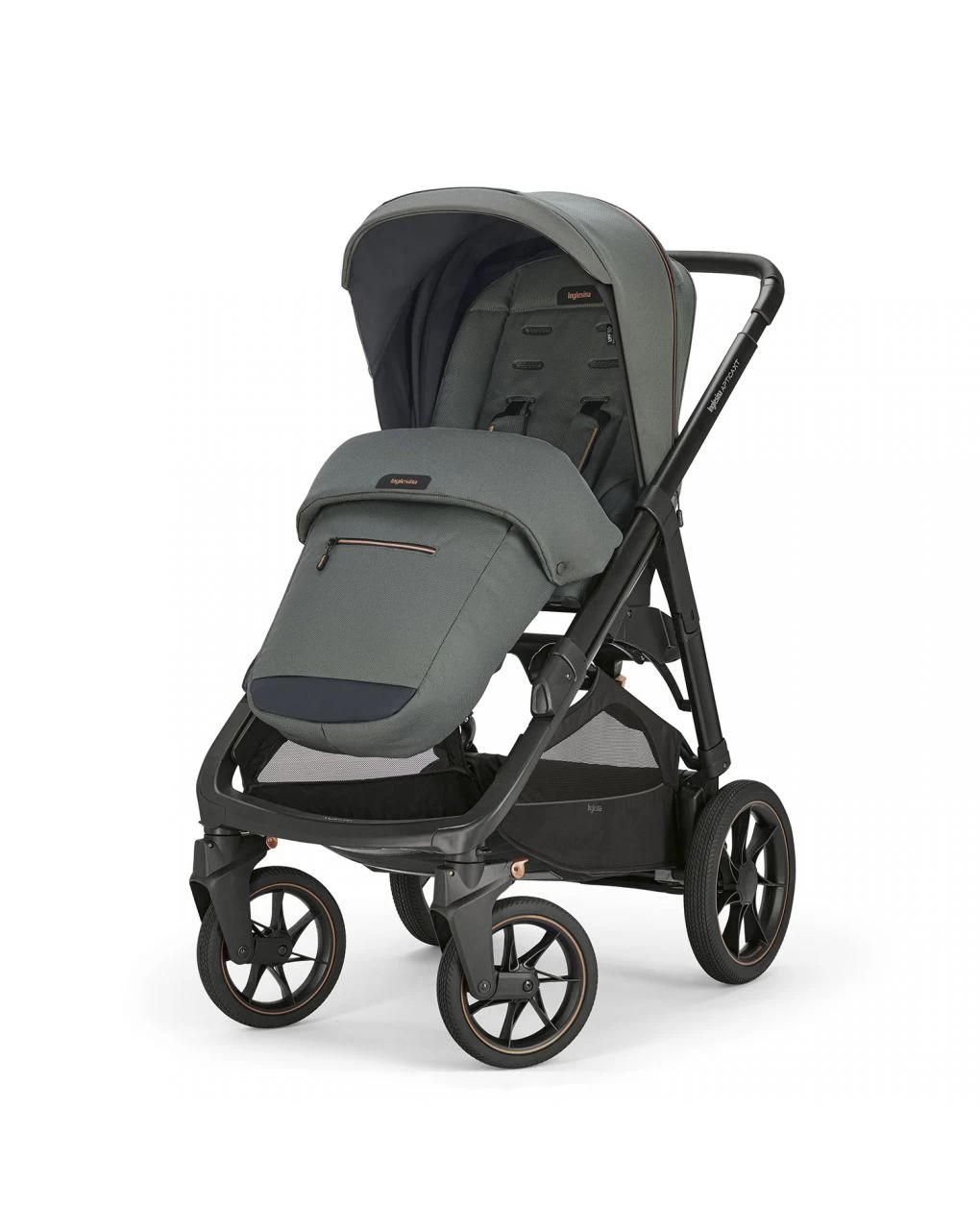 Aptica Xt System Quattro Con Seggiolino Cab E Telaio - Colore Taiga Green - Inglesina 5 Aptica Xt System Quattro Con Seggiolino Cab E Telaio - Colore Taiga Green - Inglesina - immagine 5