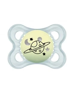 Succhietti Night 2-6m Silicone 2pz Neutro Mam