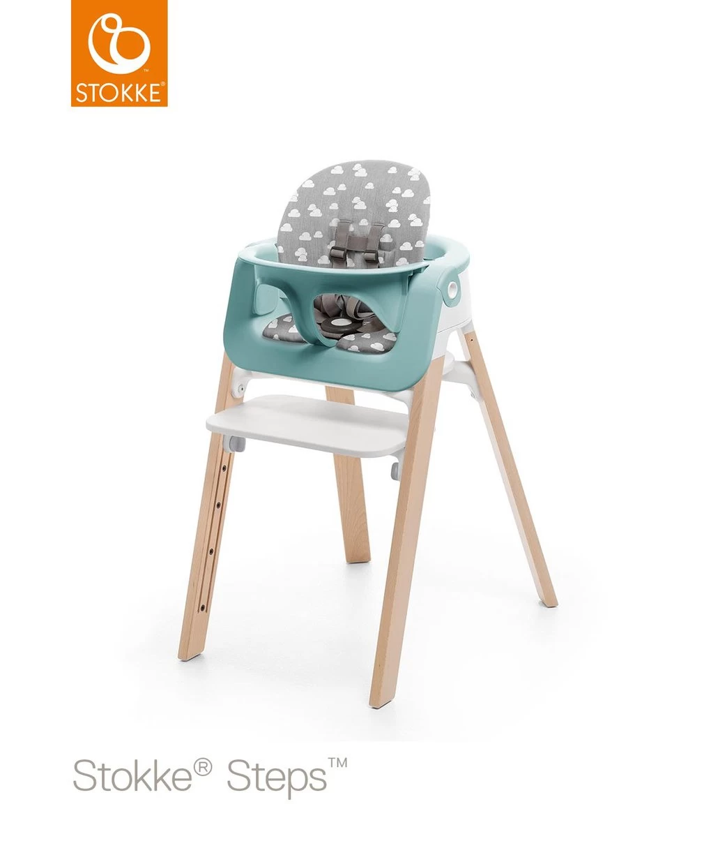 Cuscino Stokke® Steps Baby Set - Grey Clouds 2 Cuscino Stokke® Steps Baby Set - Grey Clouds - immagine 2