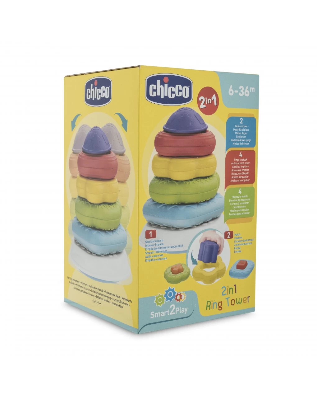 Chicco 2in1 Torre Degli Anelli 5 Chicco 2in1 Torre Degli Anelli - immagine 5