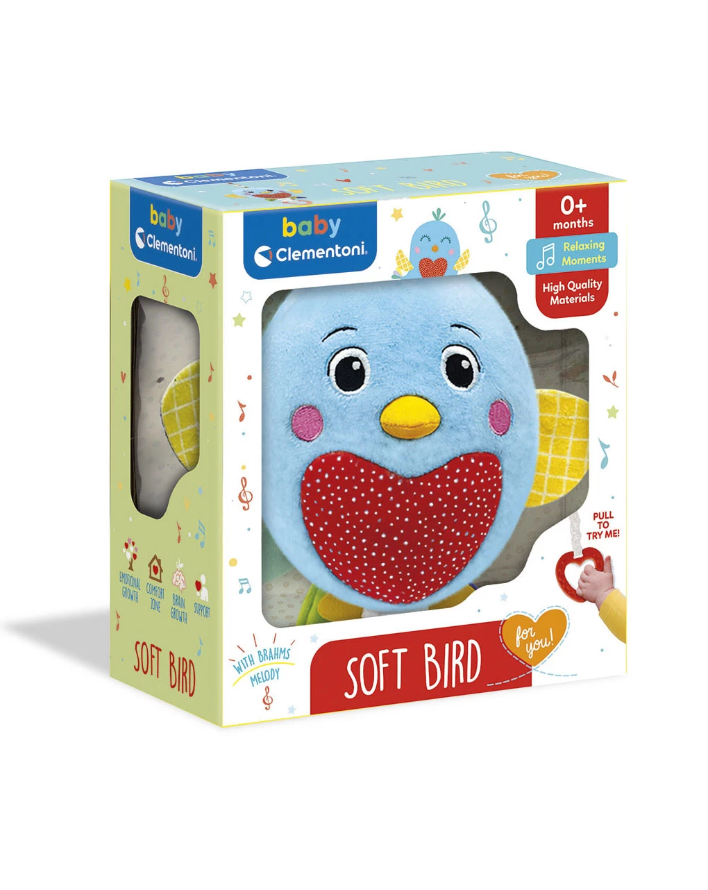 Morbido Carillon Bird Musical - Baby Clementoni For You 2 Morbido Carillon Bird Musical - Baby Clementoni For You - immagine 2