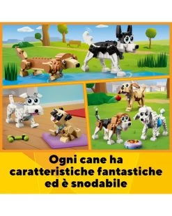 Adorabili Cagnolini Set 3 In 1 Con Bassotto Carlino Barboncino + Altri Animali Da Costruire - Lego Creator -Negozio Di Prodotti Per Bambini 169e8657 xz 1304111 3