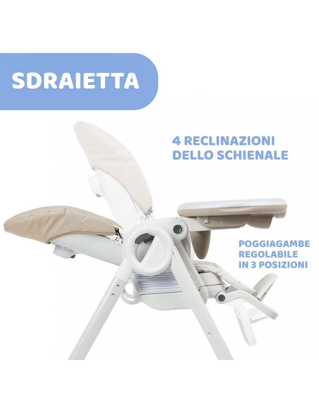 Seggiolone Chicco Polly Progres5 Clouds 2 Seggiolone Chicco Polly Progres5 Clouds - immagine 2