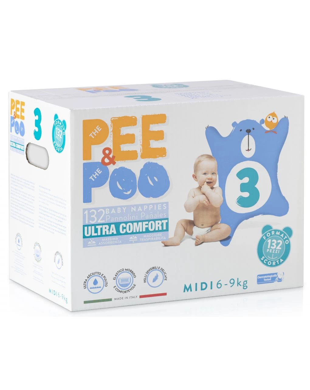 Pee&poo - Jumbo Midi Tg3 132pz 2 Pee&poo - Jumbo Midi Tg3 132pz - immagine 2