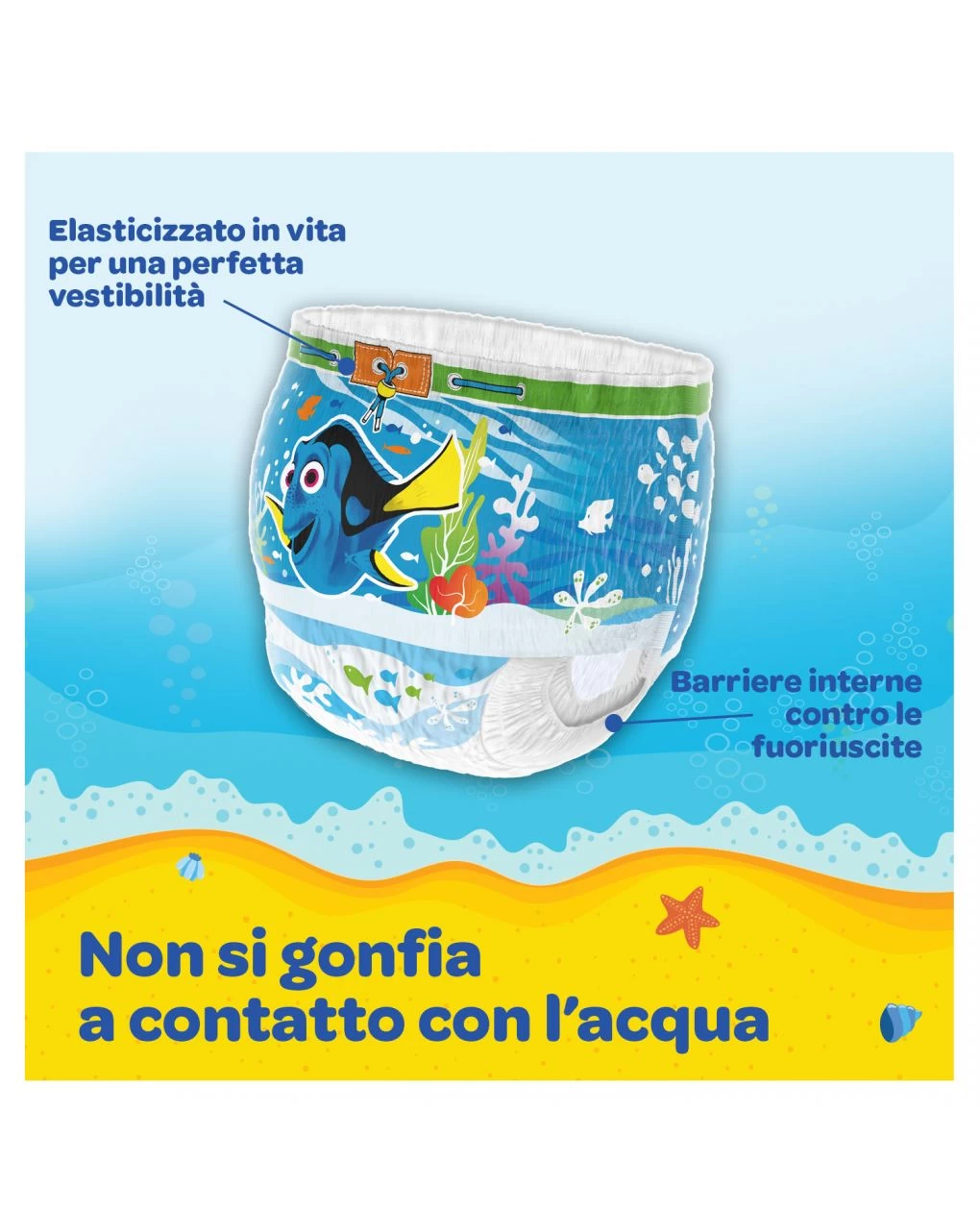 Huggies – Little Swimmers Pacco Doppio Tg. 5-6 (19 Pannolini) 3 Huggies – Little Swimmers Pacco Doppio Tg. 5-6 (19 Pannolini) - immagine 3
