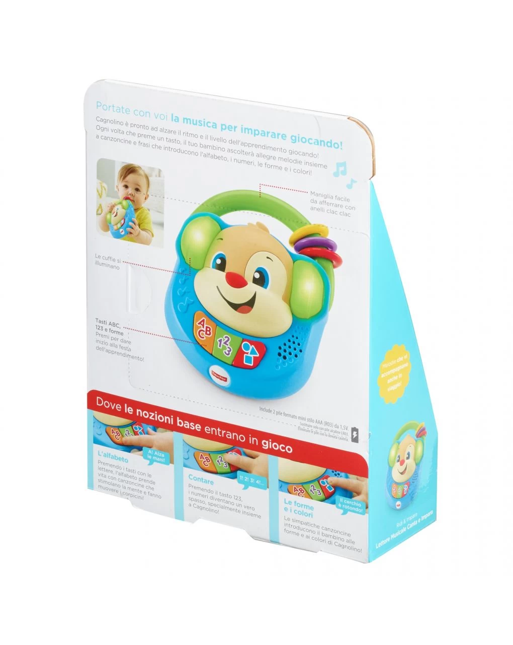 Fisher Price - Lettore Musicale Canta & Impara 2 Fisher Price - Lettore Musicale Canta & Impara - immagine 2