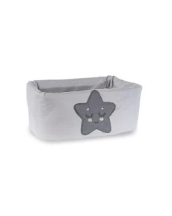 Cestino Portacose Rivestito Stella Grigio - Picci