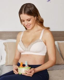 Reggiseno Allattamento Imbottito Con Pizzo