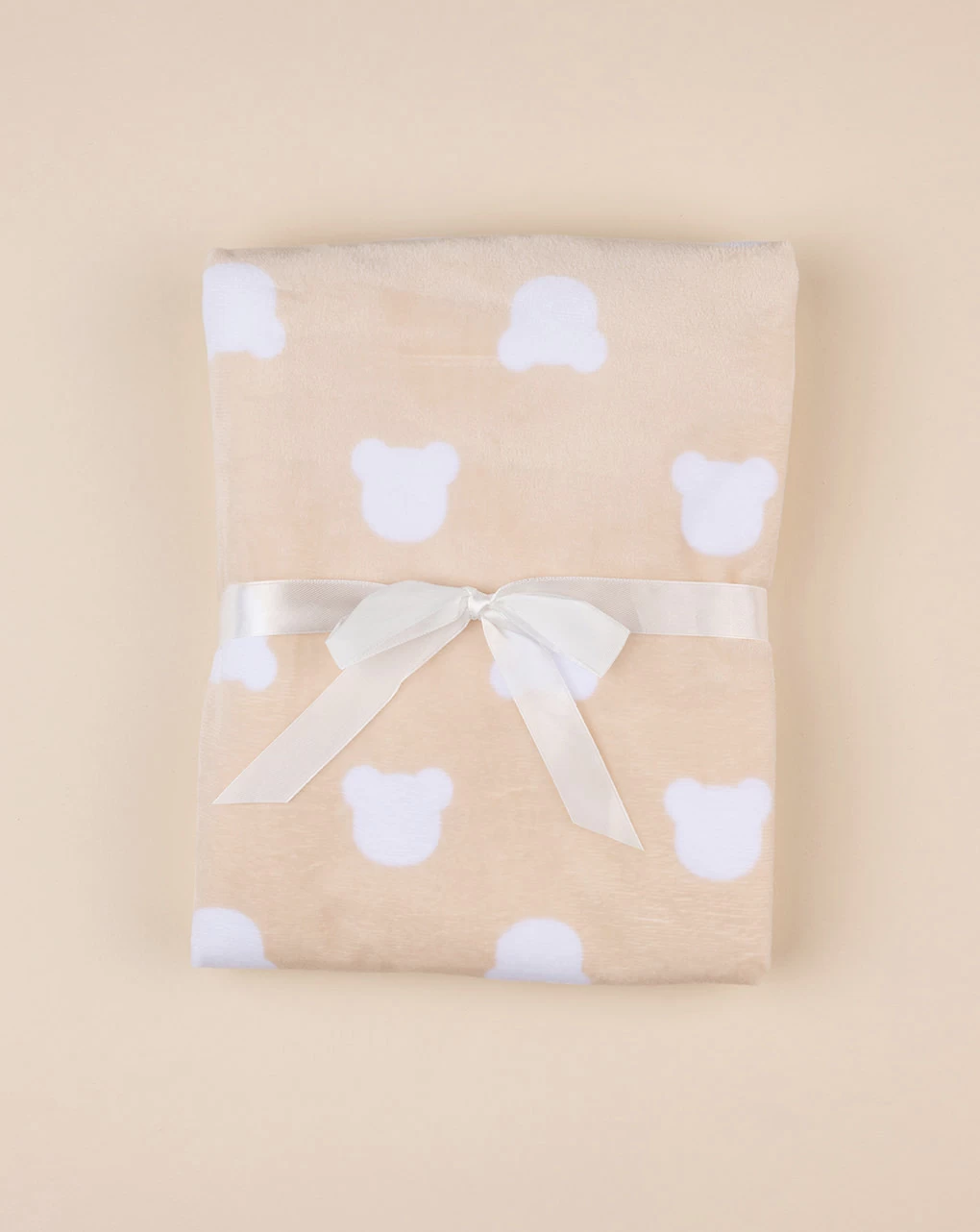 Coperta Culla Pile Unisex Beige 3 Coperta Culla Pile Unisex Beige - immagine 3