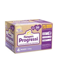Progressi Taglia 4 Maxi Quadri Pacco X84 - Pampers