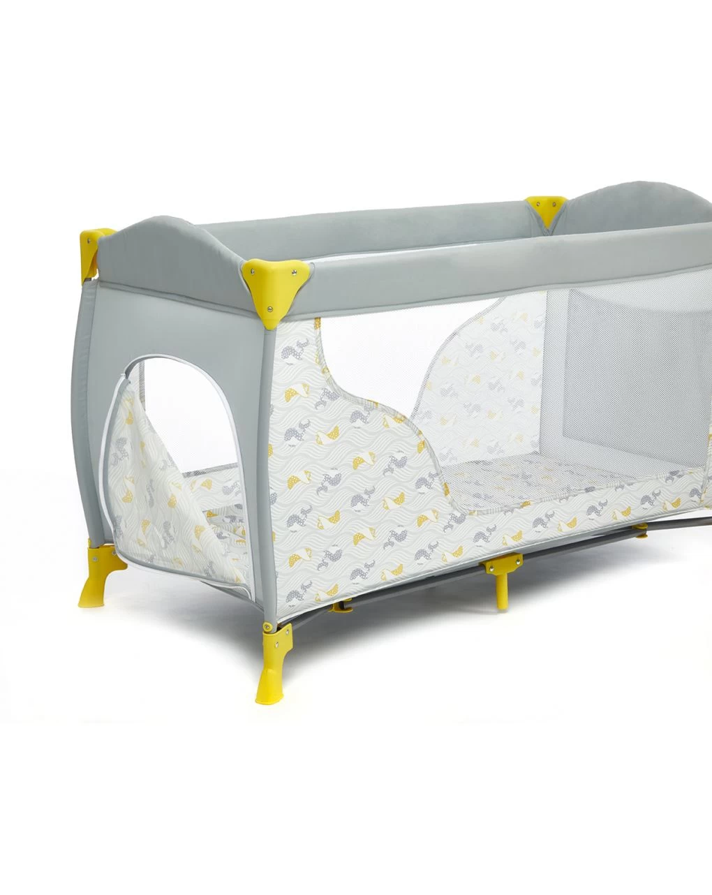 Lettino Da Viaggio Deluxe Oceano Pesciolini Grigio 3 Lettino Da Viaggio Deluxe Oceano Pesciolini Grigio - immagine 3