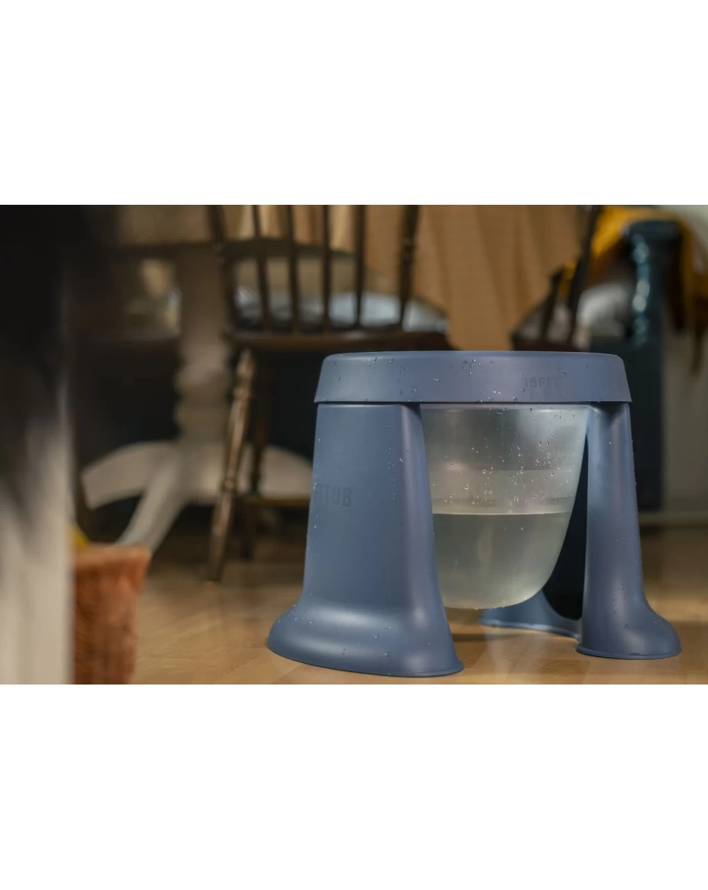 Vaschetta Pieghevole Salvaspazio Azzurra - Softtub 2 Vaschetta Pieghevole Salvaspazio Azzurra - Softtub - immagine 2