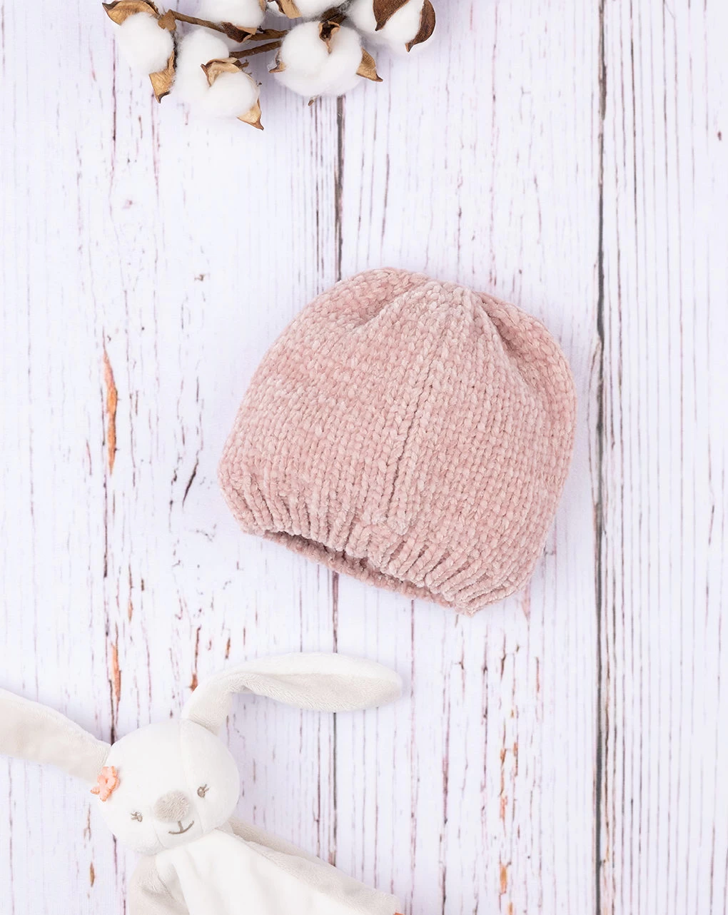 Cappello Ciniglia Bimba Rosa 2 Cappello Ciniglia Bimba Rosa - immagine 2