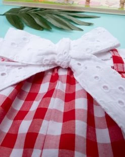 Short Vichy Bimba Bianco/rosso -Negozio Di Prodotti Per Bambini 2eeab87f xz 1289016 2