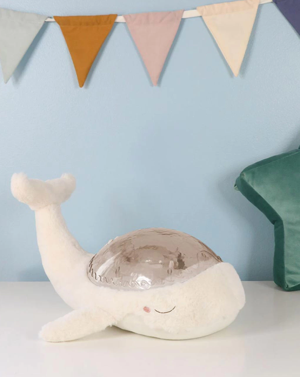 Proiettore Peluche Whale White - Cloud B 2 Proiettore Peluche Whale White - Cloud B - immagine 2