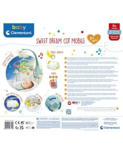 Baby Clementoni - Sweet And Dream Cot Mobile Giostrina Culla O Lettino -Negozio Di Prodotti Per Bambini 30cc6a83 xz 1254491 2