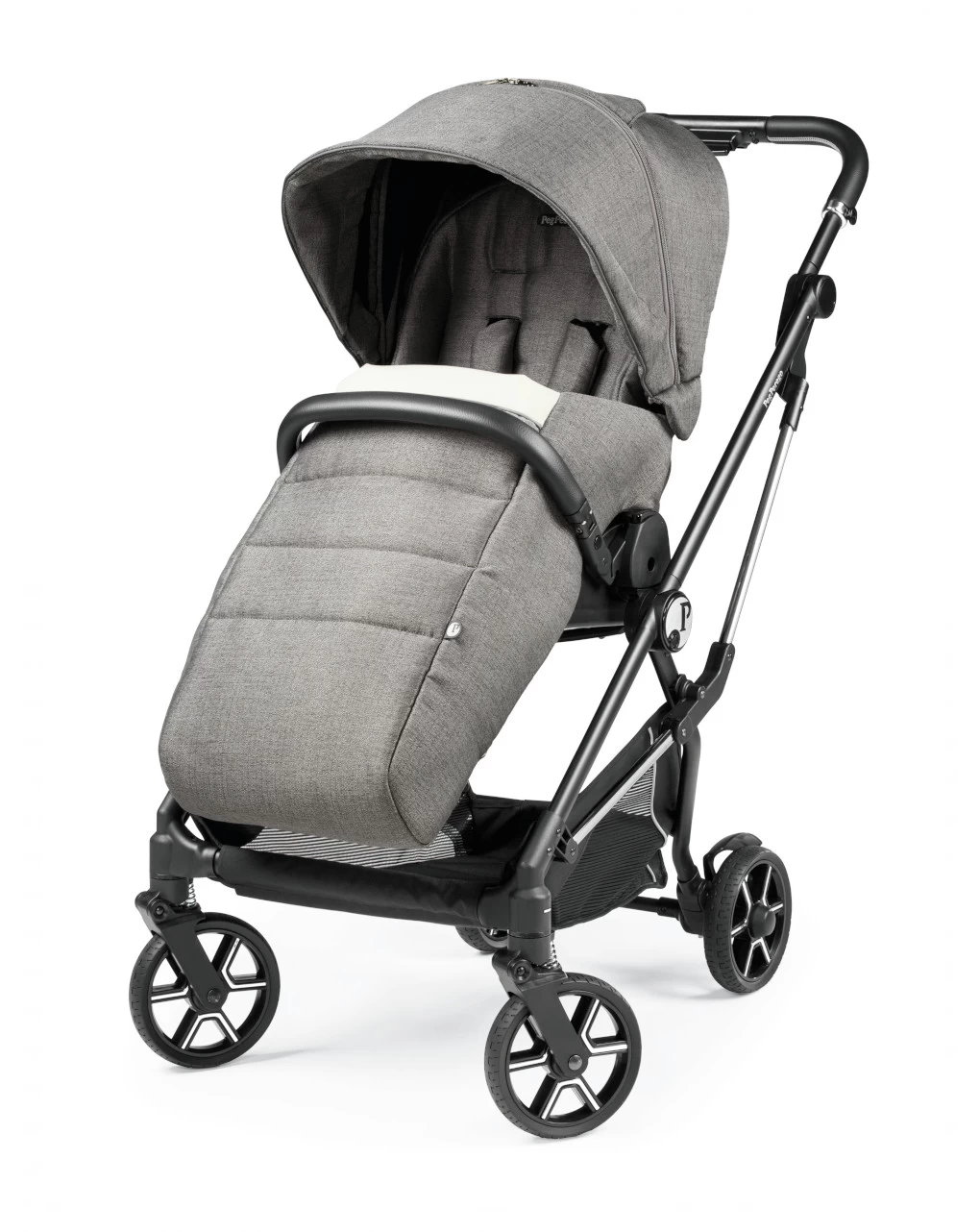 Trio Vivace Slk City Grey Con Culla Grande - Peg Perego 5 Trio Vivace Slk City Grey Con Culla Grande - Peg Perego - immagine 5