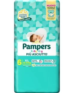 Pampers baby Dry tg.6 Xl 15-30 Kg - 13 pz