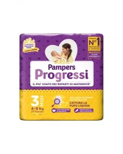 Progressi Taglia 3 Midi X27 - Pampers