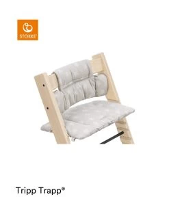 Tripp Trapp® Classic Cushion Stars Silver Ocs Cuscino Per Seggiolone, Morbido E Avvolgente Per Il Tuo Bambino -Negozio Di Prodotti Per Bambini 3d8b9c9a xz 000000000000675605 02