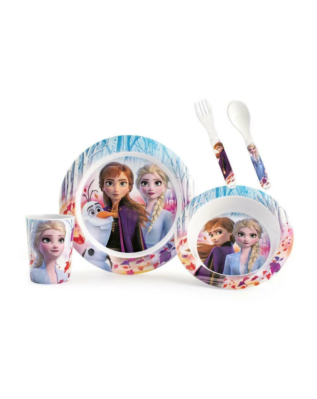 Set Pappa Frozen 2 Disney 5 Pezzi 1 Set Pappa Frozen 2 Disney 5 Pezzi