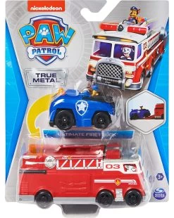 Paw Patrol - Die-cast Camion Dei Pompieri E Marshall