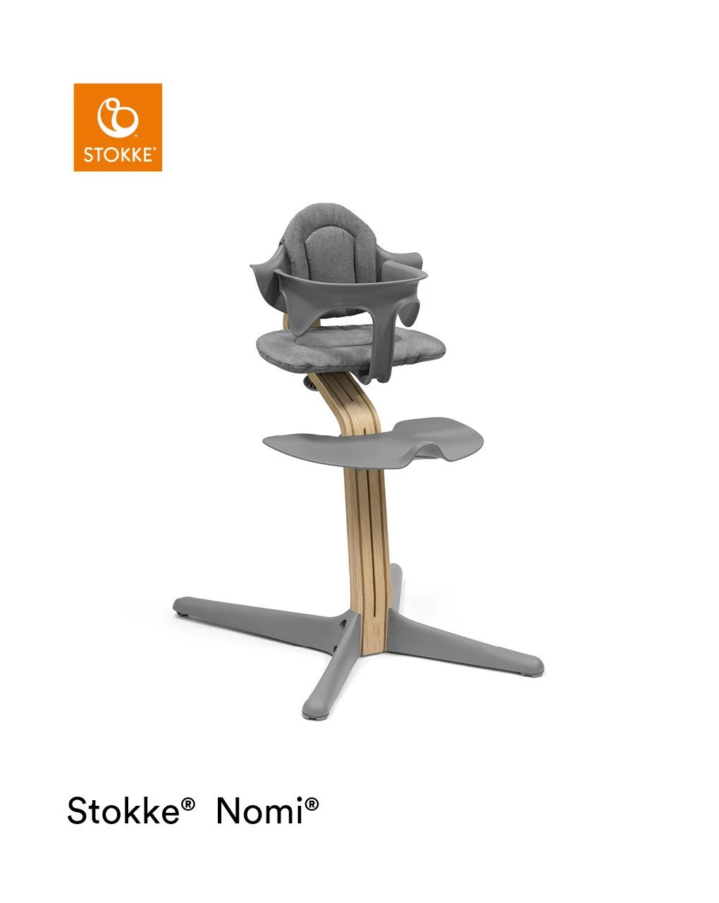 Sedia Nomi® Oak Grey - Stokke® 3 Sedia Nomi® Oak Grey - Stokke® - immagine 3