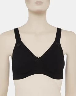 Reggiseno Allattamento Microfibra Nero Coppa C