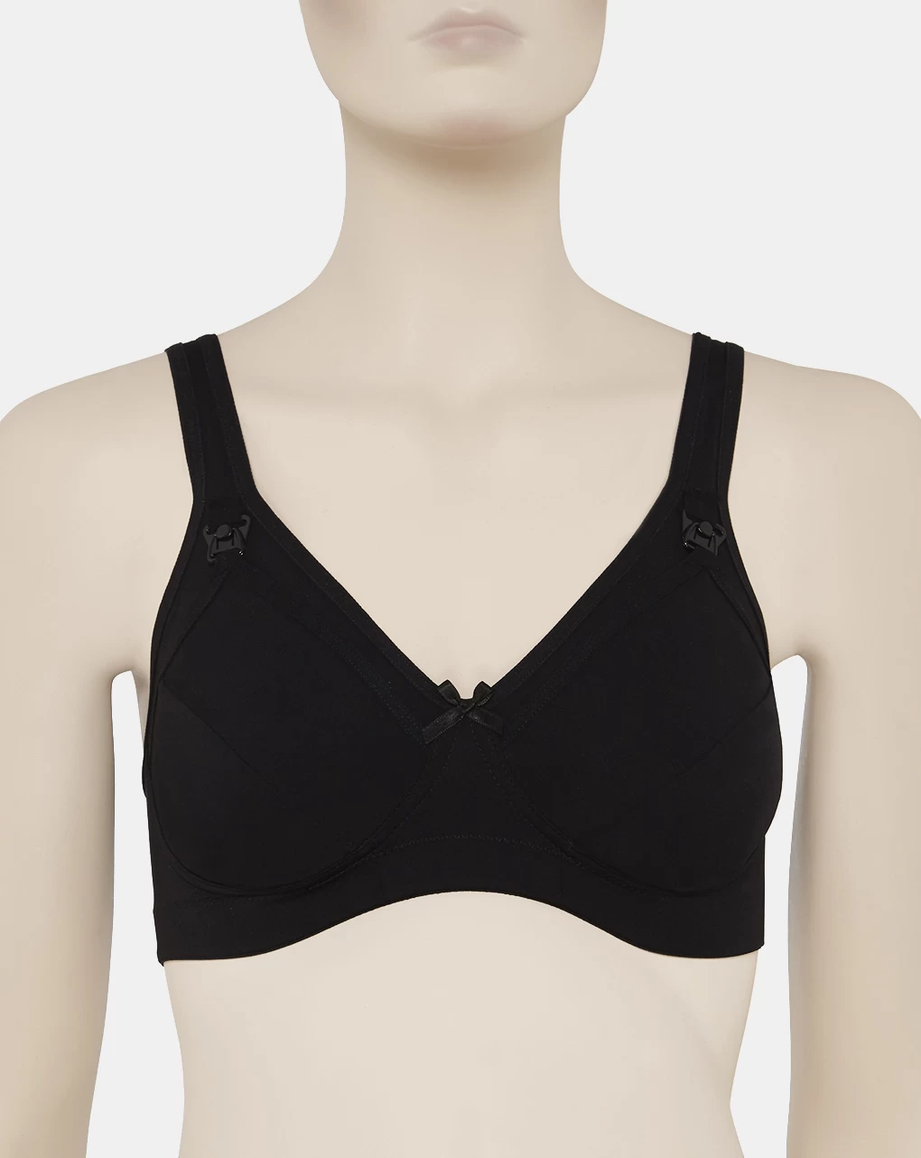 Reggiseno Allattamento Microfibra Nero Coppa C 1 Reggiseno Allattamento Microfibra Nero Coppa C