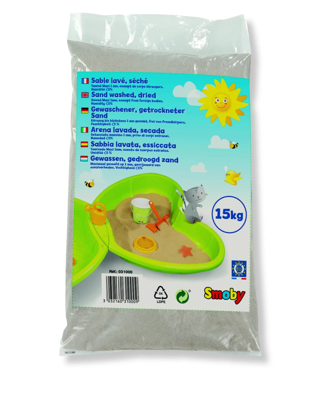 Smoby - Sabbia 15kg 1 Smoby - Sabbia 15kg