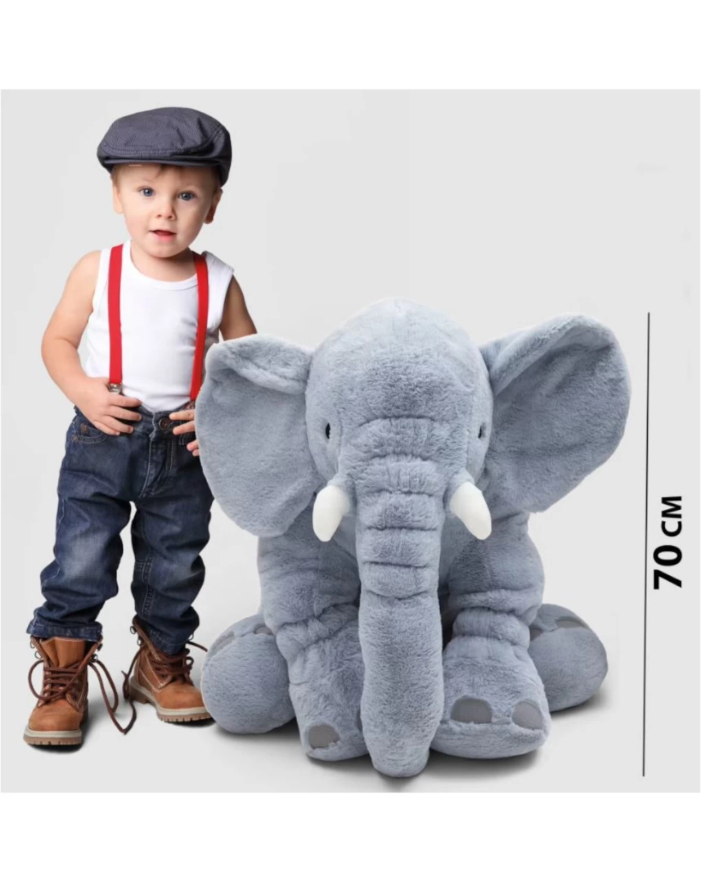 Peluche Elephant 90cm - Ami Plush 2 Peluche Elephant 90cm - Ami Plush - immagine 2
