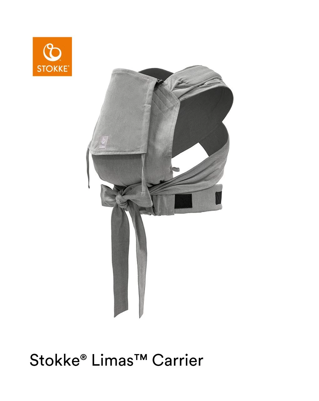 Marsupio limas™ Carrier Grey Tweet - Stokke® 1 Marsupio limas™ Carrier Grey Tweet - Stokke®