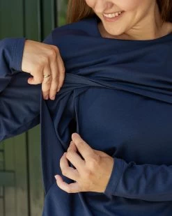 T-shirt Premaman Allattamento Blu -Negozio Di Prodotti Per Bambini 47c575b6 xz 697243 3