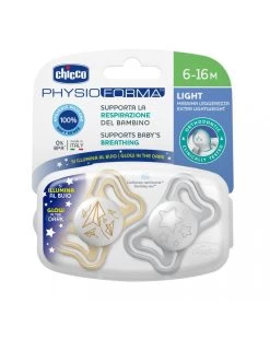 Succhietto Physio Light Lumi Sil 6-16m 2 Pezzi - Chicco -Negozio Di Prodotti Per Bambini 4f8e5618 xz 1300235 2