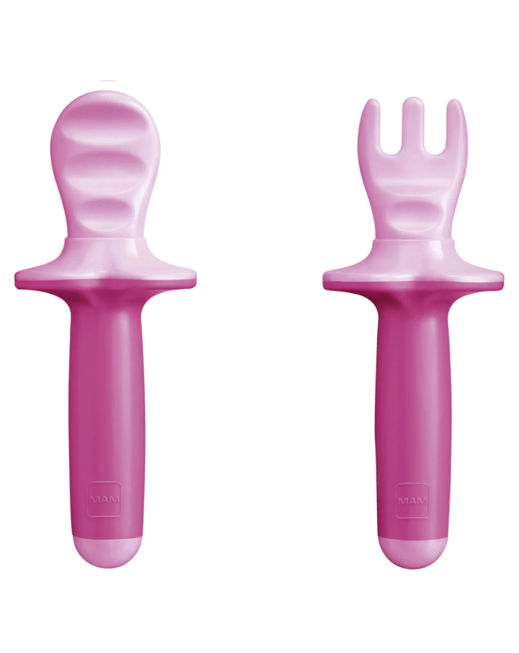 Mam Dipper Set, Set Posate Con Forchetta E Cucchiaio, 6+ Mesi, Rosa 1 Mam Dipper Set, Set Posate Con Forchetta E Cucchiaio, 6+ Mesi, Rosa