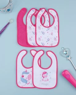 Pack 5 Bavaglini Spugna Bimba