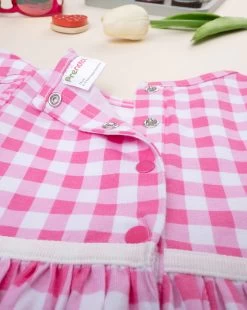 Abito Estivo Bimba In Jersey A Quadretti -Negozio Di Prodotti Per Bambini 56070b0b xz 1289602 4