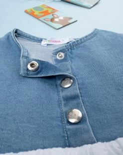 Abito Bimba Tencel E Sangallo 10 Abito Bimba Tencel E Sangallo -Negozio Di Prodotti Per Bambini 572bfc6d xz 1288999 4