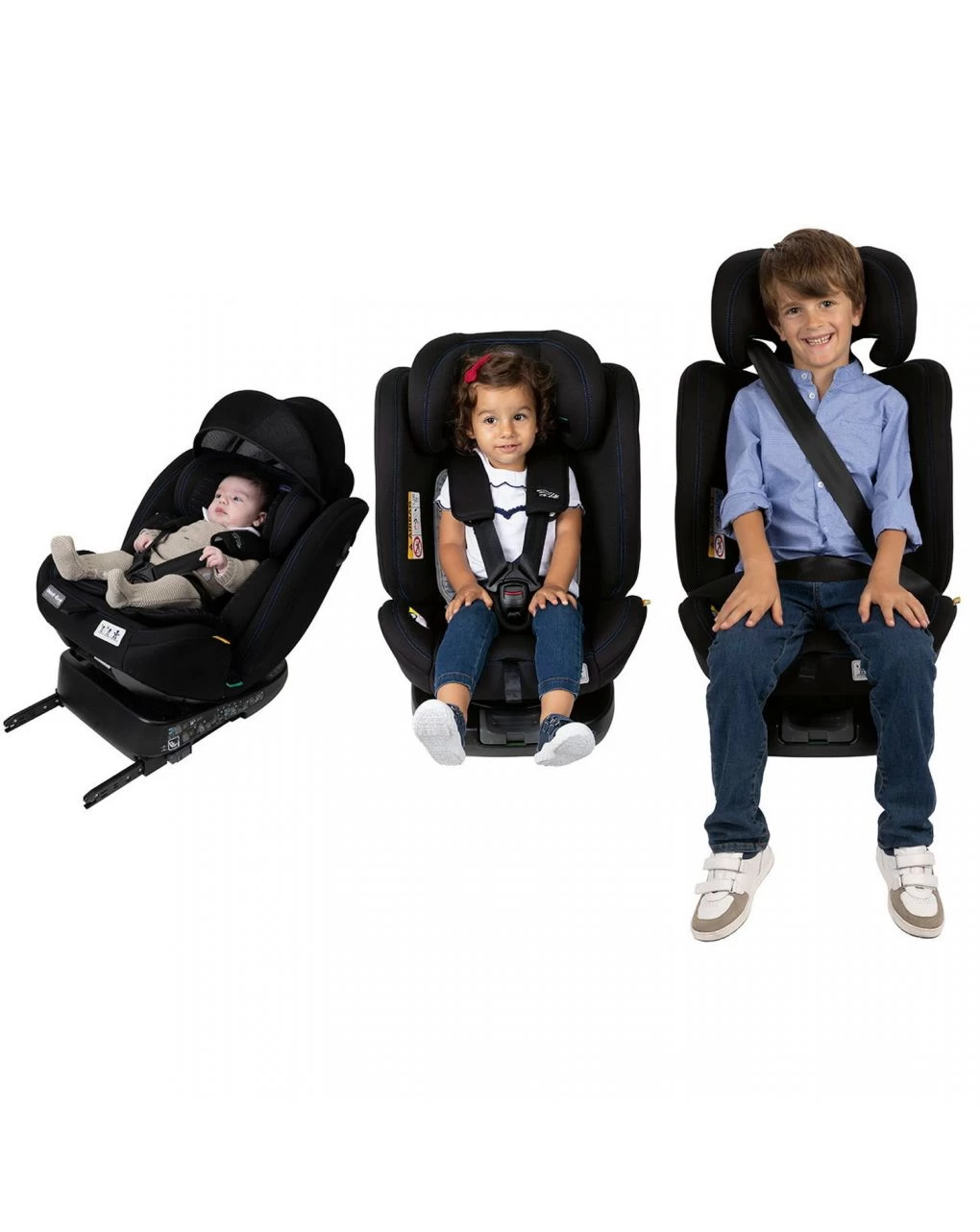 Seggiolino Auto Unico Evo I-size Air Black 40-150 Cm - Chicco 3 Seggiolino Auto Unico Evo I-size Air Black 40-150 Cm - Chicco - immagine 3