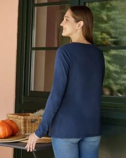 T-shirt Premaman Allattamento Blu -Negozio Di Prodotti Per Bambini 5816d993 xz 697243 2