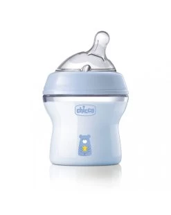 Chicco - Biberon Naturalfeeling Neutro, 0m+, 150 Ml, Flusso Lento