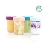 Babymoov Babybols - 4 Vasetti Di Conservazione In Vetro 220 Ml - Ermetici