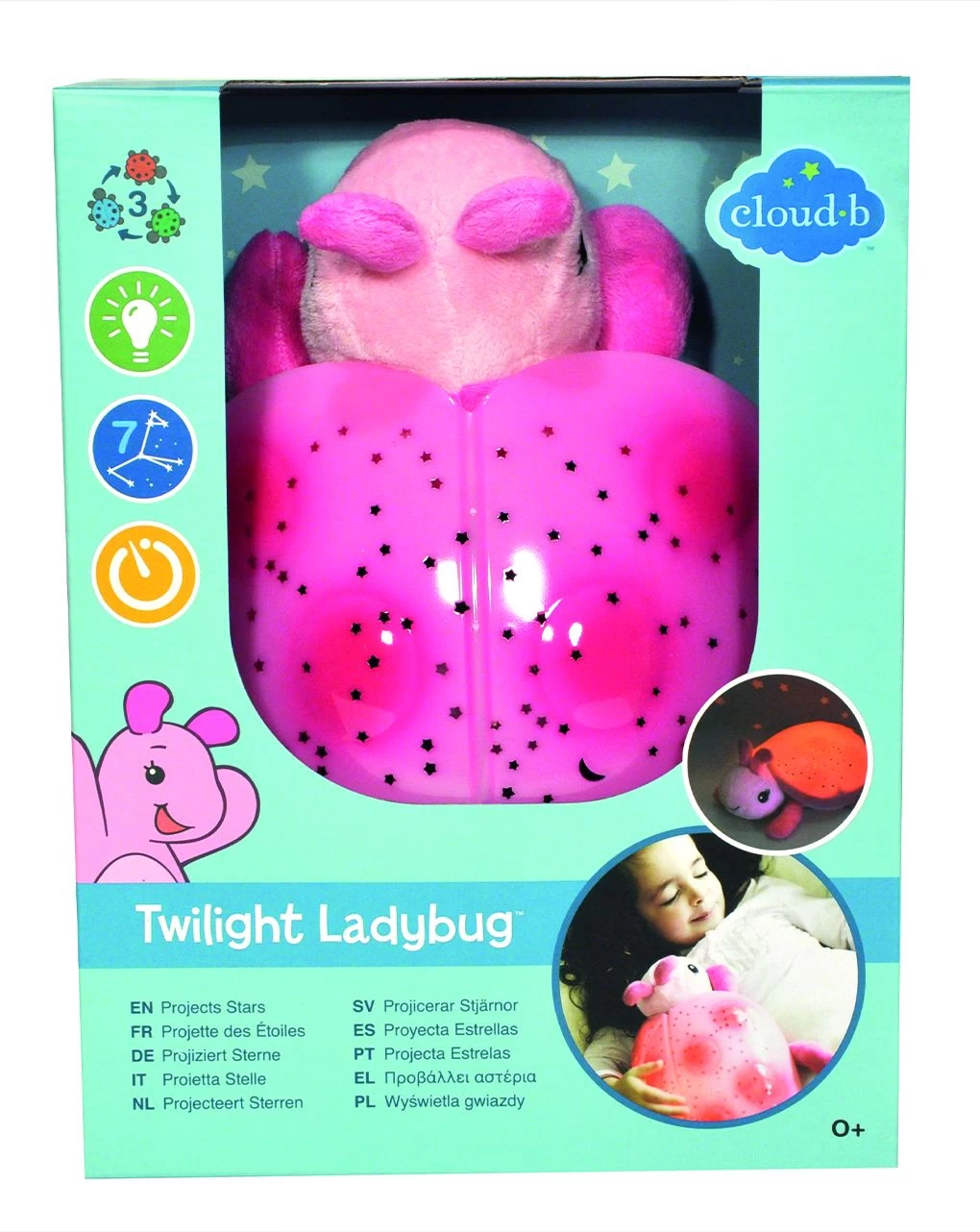 Cloud B - Twilight Ladybug - Pink 5 Cloud B - Twilight Ladybug - Pink - immagine 5