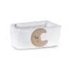 Cestino Portacose Rivestito Luna Bianco - Picci