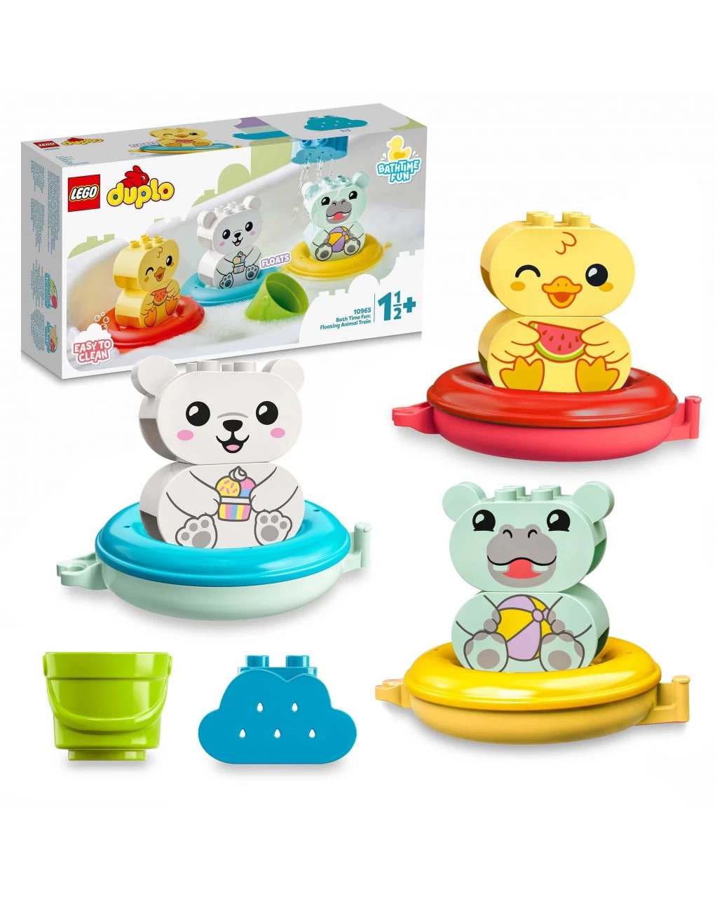 Duplo - Ora Del Bagnetto: Treno Degli Animali Galleggiante - 10965 1 Duplo - Ora Del Bagnetto: Treno Degli Animali Galleggiante - 10965