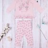 Pigiama Bimba Rosa "angioletto" Organic Cotton